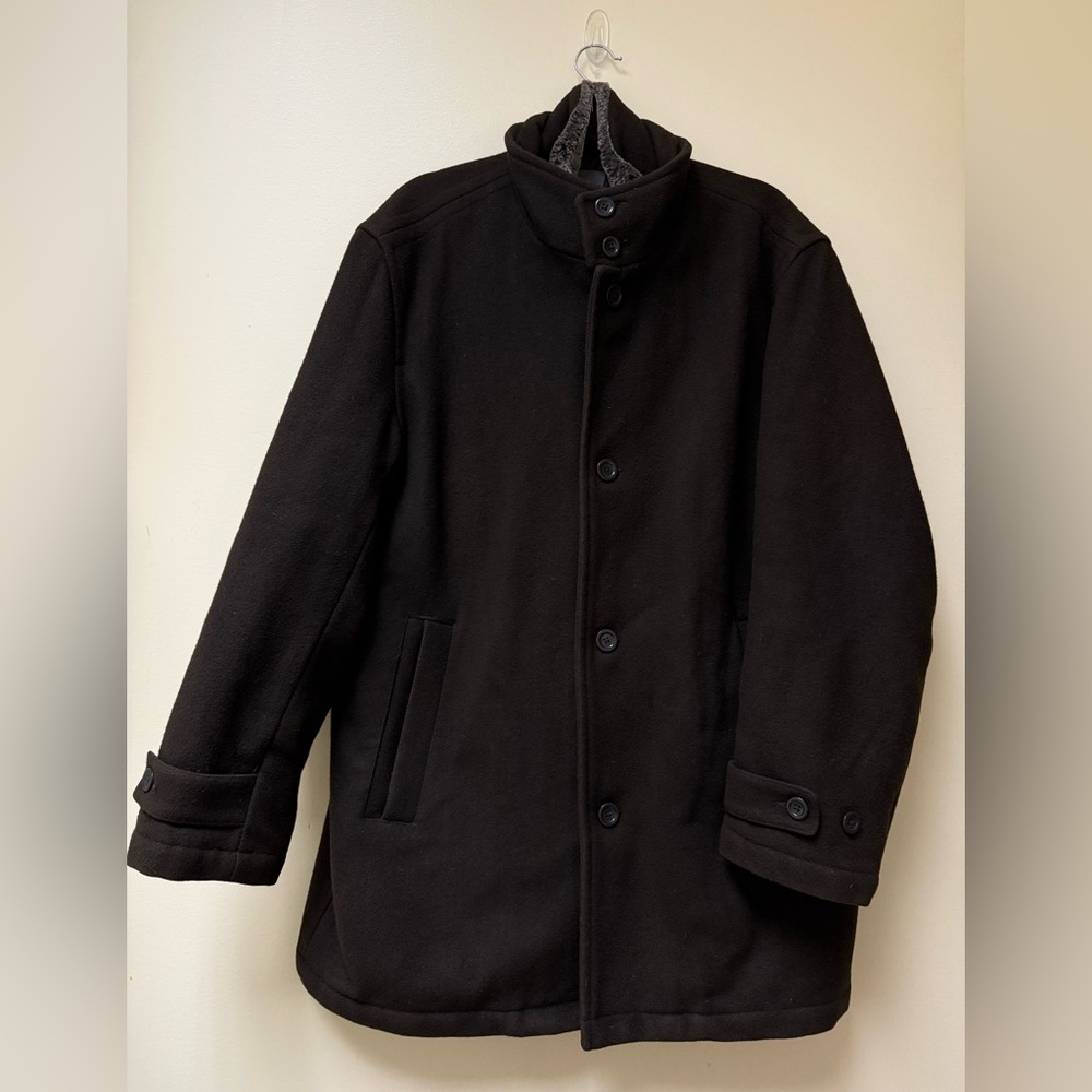 Johnston & Murphy  × Vintage Wool Cashmere Button Car Coat Jacket ▪️ - Picture 2 of 15